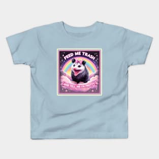 Pretty Trash Opossum Kids T-Shirt